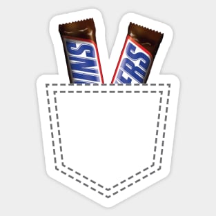 Snickers In My Pocket Sticker